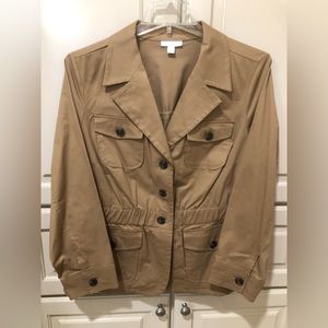 Charter club plus size utility jacket